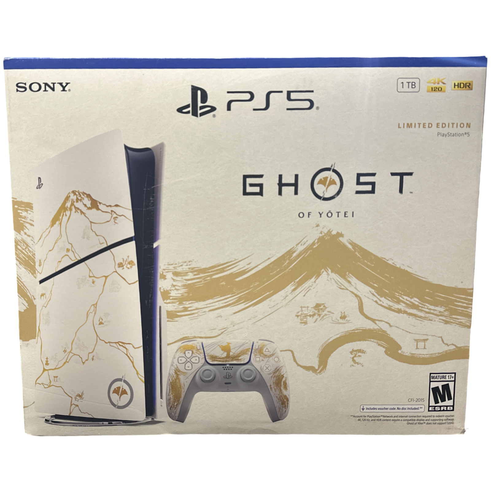 PlayStation 5 Slim Console [Ghost Of Yotei Gold Limited Edition] - Playstation 5