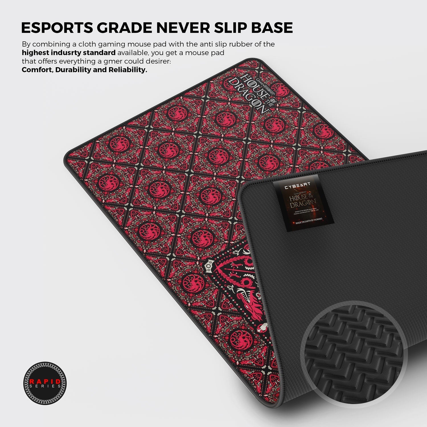 House Targaryen Gaming Mouse Pad