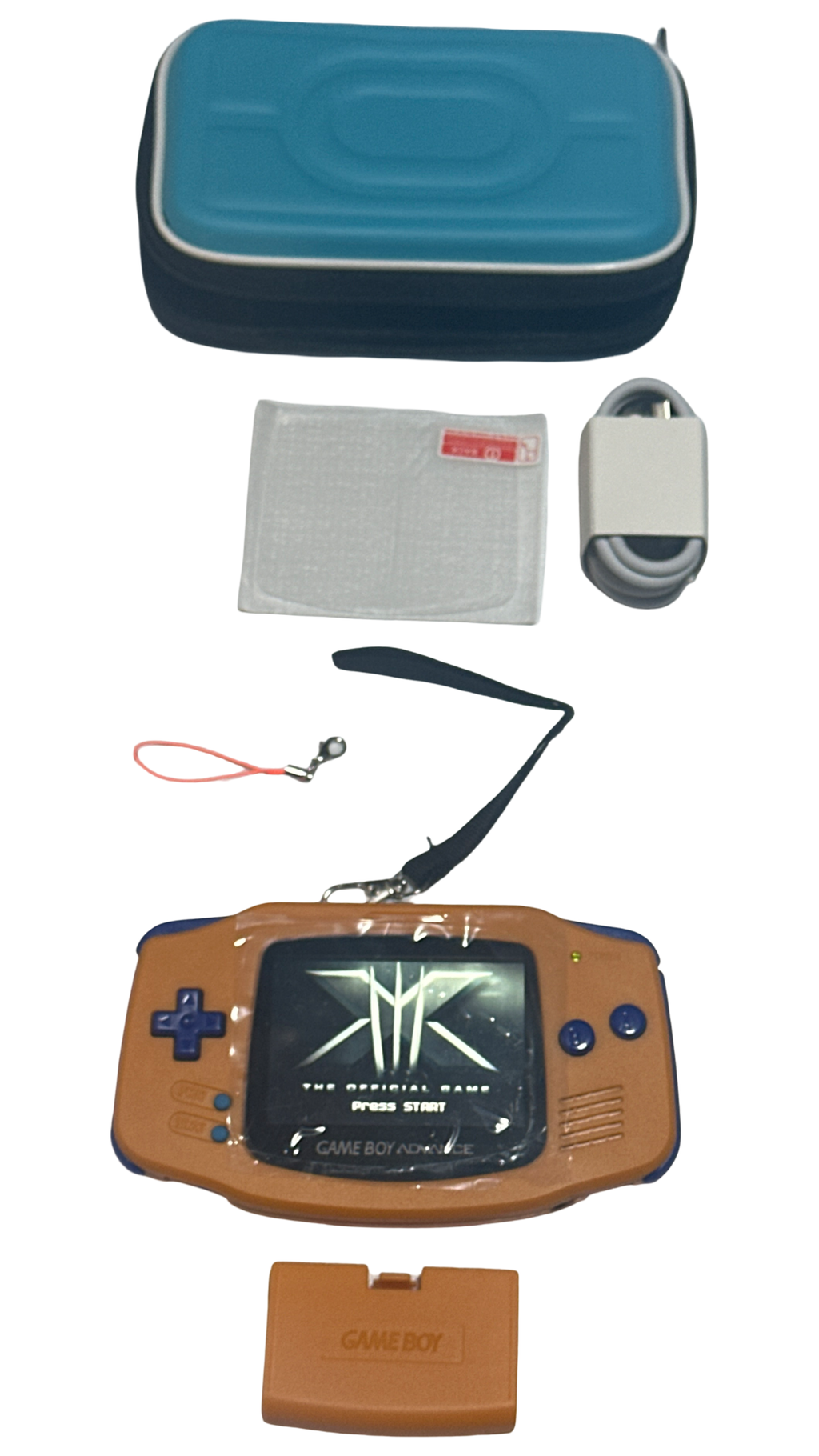 MODDED ORANGE GBA V2 Premium - GameBoy Advance